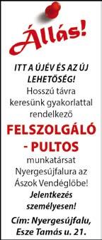 hu vagy 06-20/916-74-94 Munkatársakat keres az alábbi munkakörökbe: ESZTERGÁLYOS Elvárás: gyakorlat, hagyományos gépek ismerete, önálló munkavégzés.