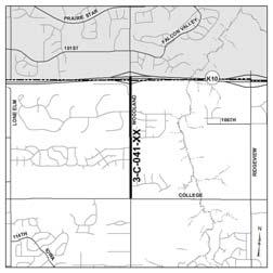 3-C-041-XX Woodland Road, K-10 to College Boulevard Type Improvement Category Street Reconstruction Contact Therese Vink Project Cost: $13,076,000 Land Acquisition Utilities Contingency Inspection