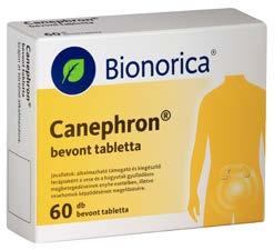 tabletta, 60 db A Canephron bevont tabletta alkalmazható támogató és kiegészítő terápiaként a vese és a húgyutak