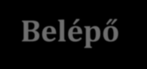 Belépő felület Elérése a http://www.