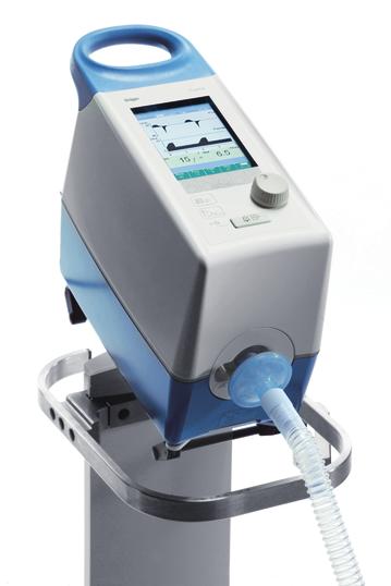 Dräger Carina MT-0487-2007 Kifejezetten nem invazív lélegeztetéshez készült: A Carina készülék egyedülálló SyncPlus technológiája, kibővített NIV-funkciói és