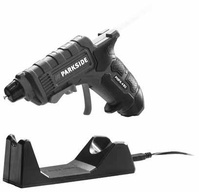 CORDLESS HOT GLUE GUN AKKUS RAGASZTÓPISZTOLY Az originál használati utasítás fordítása AKU TAVNÁ LEPÍCÍ PISTOLE Překlad originálního provozního návodu AKKU-HEISSKLEBEPISTOLE