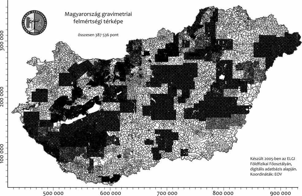 712 és hegyvidéki területek felmértsége pedig helyenként hiányos, a szénhidrogén-kutató hálózatos mérések is elsősorban az ország síkvidéki területeire korlátozódtak.