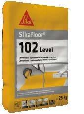 Sikafloor -102 Level feldolgozható öntéssel és
