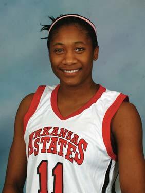 #11 Ebonie Jefferson 5-9, So. G, 1L Laurel, Miss. SEASON HIGHS Points..............20 vs. FAU 12/18/07 FG Made.................6, four times...........last vs. So. Alabama 2/7/08 FG Att........................15, twice.