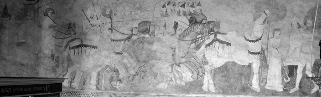 Karaszkó-i templom középkori falképén látható Szent László legenda Az eddigi