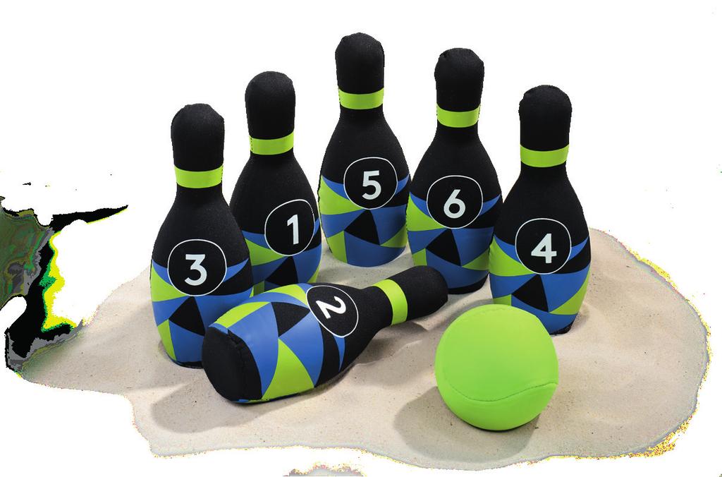 Bowling Set 43001562-1563_Sommerspiele_print Jeu de quilles Set da bowling ACHTUNG! NICHT FÜR KINDER UNTER 36 MONATEN GEEIGNET! ATTENTION! NE CONVIENT PAS AUX ENFANTS DE MOINS DE 3 ANS. AVVERTENZA!