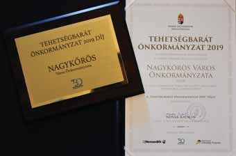 A Nagykőrösi Kossuth Lajos Általános Iskola közössége nevében nagy tisztelettel gratulálok Önnek és Nagykőrös Város Önkormányzatának a Tehetségbarát Önkormányzat kitüntető címhez.