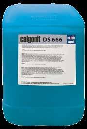A calgonit NF 5401 habosító géppel, vagy beépített fúvókákkal juttatható ki. 20-30 perc hatóidő után ivóvízzel le kell öblíteni.