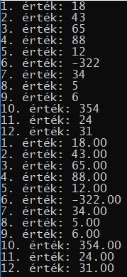 1 A főprogram, és a beolvas és a kiír függvények prototípusa #include <stdio.