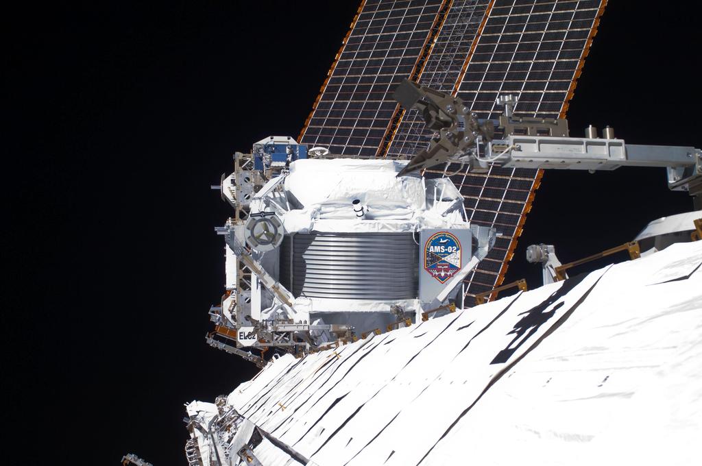 Indirekt keresés, űrben AMS @ISS, Alpha Magnetic Spectrometer Nki Űrállomáson