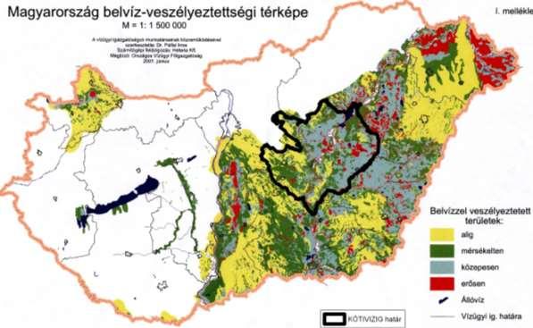 TERÜLETI VÍZGAZDÁLKODÁSI FELADATOK A KÖZÉP-TISZA VIDÉKÉN A KÖTIVIZIG működési területén a mezőgazdaság, ezen belül a növénytermesztés természeti adottságai több szempontból is jók: kedvezőek a terepi