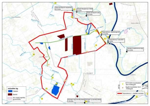 Tiszavárkonyi öntözőrendszer, fővízkivétel fejlesztése 1.2.1.5 Nagykunsági öntözőrendszer: Nkfcs. I. böge, Nk.III-2. ffcs. (I. ütem), Nkfcs. Keleti ág (II. ütem), Nkfcs. II-III-IV. böge (III.