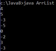 ArrayList Példakód import java.util.arraylist; import java.util.collections; public class ArrListPrb { public static void main(string args[]) { ArrayList<Integer> alist = new ArrayList<Integer>(); for (int i=0; i<8; i++) alist.