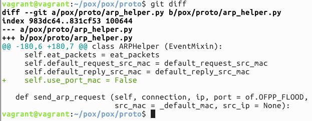 forwarding.topo_proactive Kis segítség POX indítása: kell a discovery modul is (ld. előadás 54. fólia) pox.py log.color log.level --DEBUG openflow.discovery forwarding.