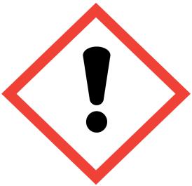 A veszély azonosítása Az anyag vagy keverék osztályozása Az (EC) 1272/2008. jogszabály szerint Szemirritáció 2 Bőrirritáció 2 Ez az anyag a 67/548/EGK irányelv alapján nincs veszélyesként osztályozva.