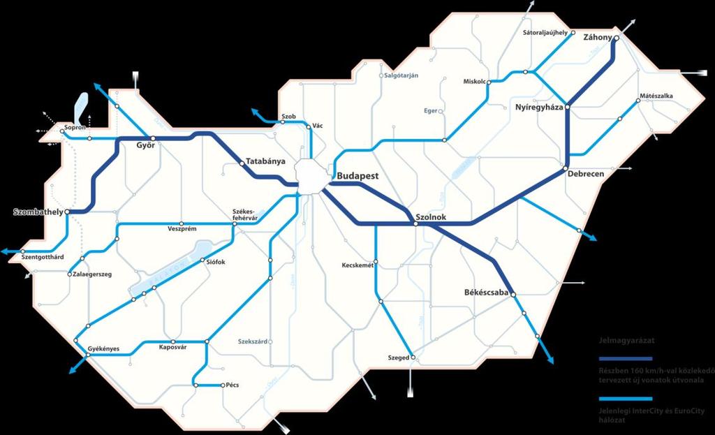 bisztró szolgáltatás 160 km/h sebesség az arra alkalmas