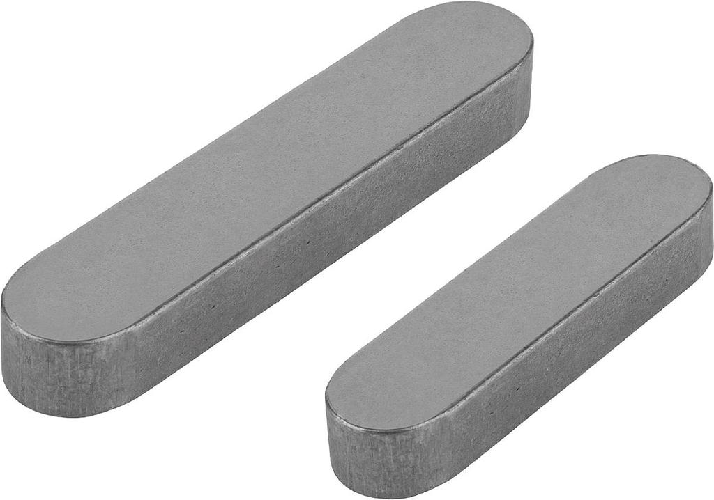 K0696 Reteszek, DIN 6885 A Termékleírás / Termékillusztrációk Leírás Alapanyag: Acél 1.