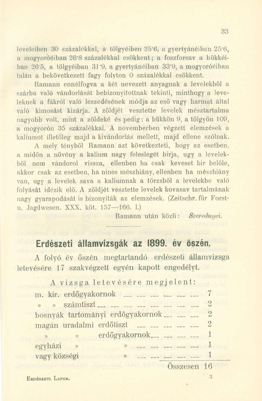 leveleiben 3 0 százalékkal, a tölgyéibe n 25'6, a gyertyánéiba n 25"6, a mogyoróéiba n 26-8 százalékka l csökkent ; a foszforsa v a bulikéi - ban 265, a tölgyéiba n 31'9, a gyertyánéiba n 33'9, a