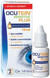 -30% Ocutein Sensitive PLUS szemcsepp 15 ml -30% Síkosítja, hidratálja és megnyugtatja a száraz és dehidratált, fáradt szemeket.