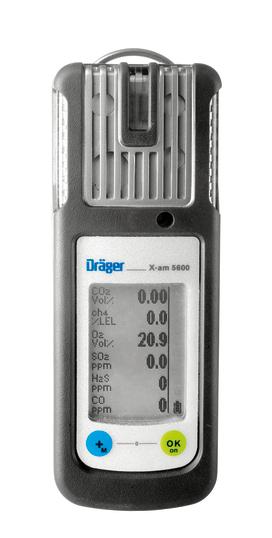 06 Dräger X-am 5000 Kapcsolódó Termékek Dräger X-am 5600 D-23637-2009 Az ergonomikus kialakítású, innovatív infravörös érzékelőtechnológiát használó Dräger X-am 5600 a legkisebb gázdetektor, amellyel