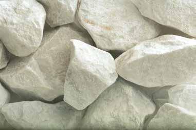 A köveket lapos oldalukkal a rács felé kell igazítani. Emiatt a szükséges mennyiség kiszámításakor 10 % ráhagyással kell számolni.