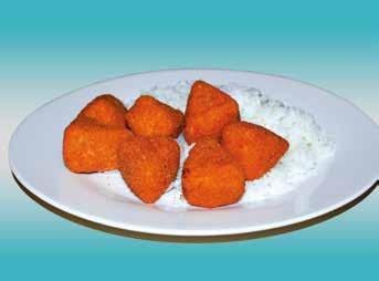 290 HUF 8,5 EUR Gebratener Trappist mit Pommes