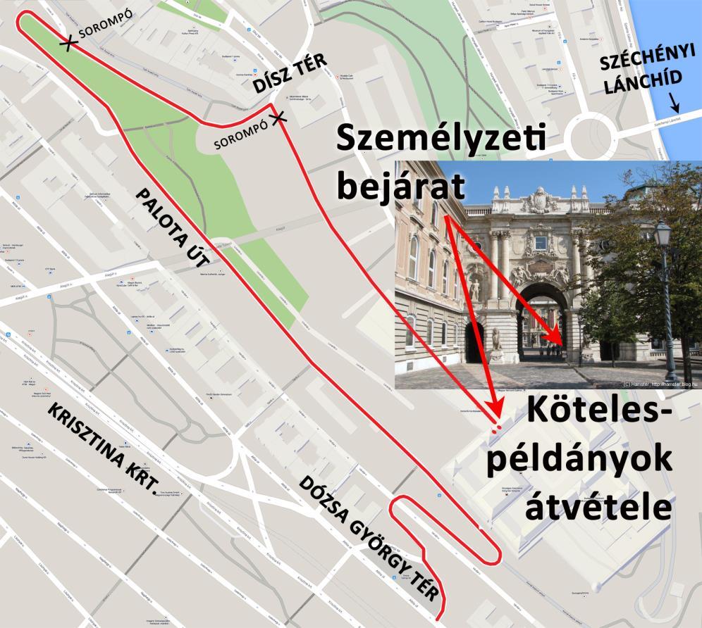 Az Országos Széchényi Könyvtár hivatalos címe: 1014 Budapest, Szent György tér 4-5-6.