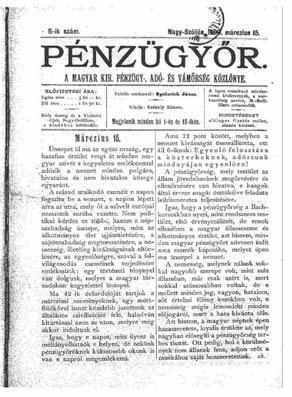 A lapok megőrizték azokat a pénzügyőrség életét alakító mozzanatokat, amelyeket a jogszabályok nem képesek megjeleníteni, persze nem is feladatuk.