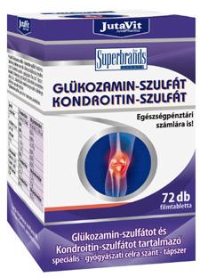 2599 Ft Egységár: 86,6 Ft/db Étrendkiegészítő Étrendkiegészítő Jutavit Glükozamin + Kondroitin+ Msm filmtabletta, 72 db