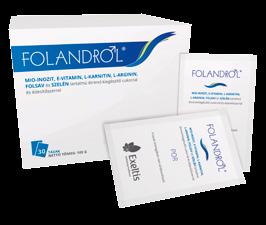 Folandrol mio-inozitot, folsavat, szelént és antioxidánsokat tartalmazó étrendkiegészítő, 30 db tasak A Folandrol -t