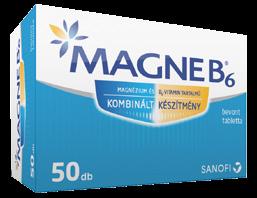 A Magne B 6 segít enyhíteni a magnéziumhiány okozta feszültséget és támogatja a szervezet stressz tűrő képességét.