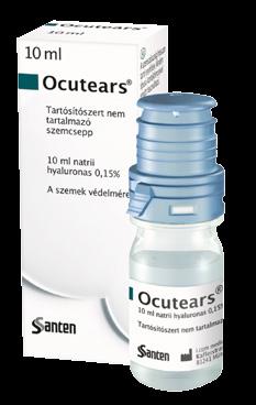 Szemrevaló Ocutears 0,15% műkönny szemcsepp, 10 ml Hosszan tartó enyhülés a szúró, égő, száraz szem tüneteire.