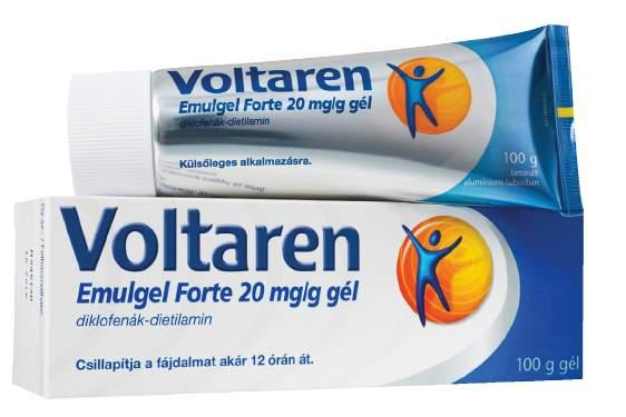 Izom, ízület Akciós ár: 3429Ft* Voltaren Emulgel Forte 20 mg/g gél, 100 g (34,3 Ft/g) hatóanyag: diklofenák-dietilamin A Voltaren Emulgel Forte