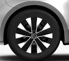 5DoppelspeichenDesign, schwarz lackiert, Front