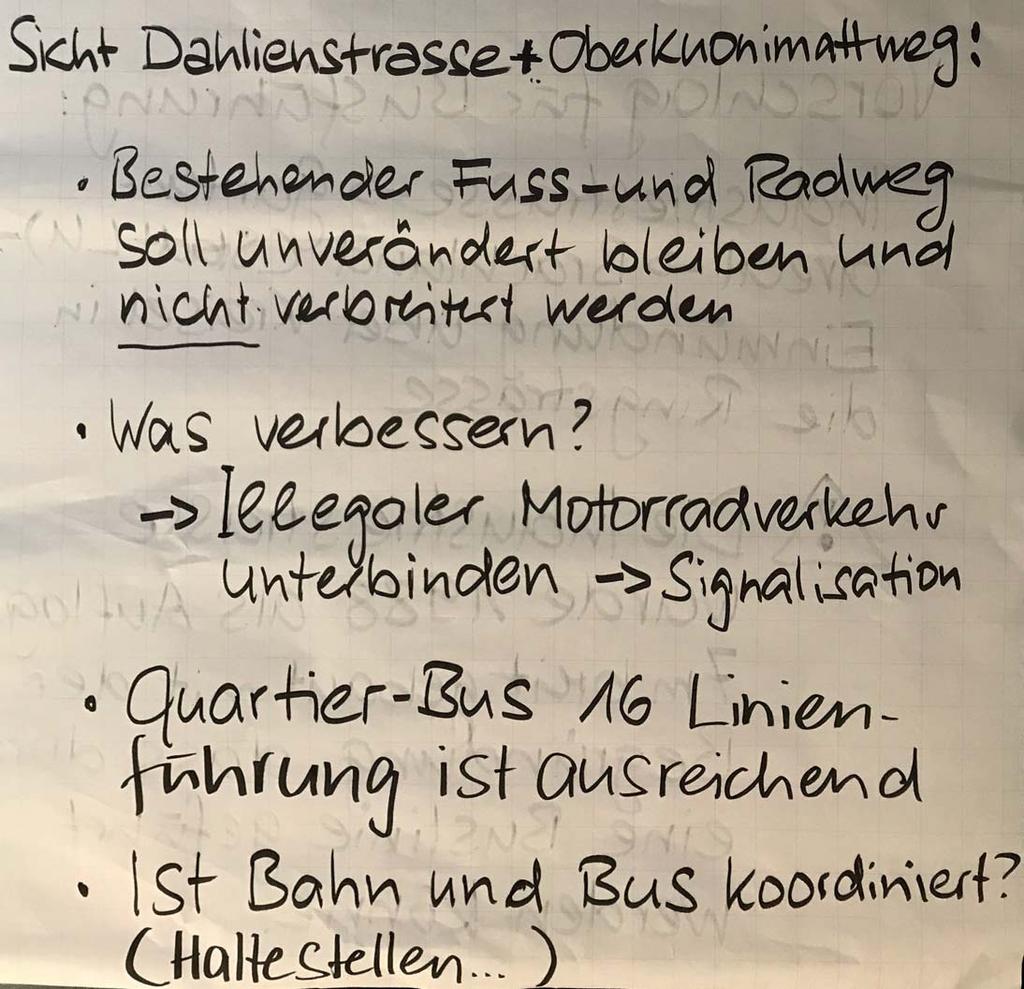 Dokumentation Tisch 1 - Frage 1 Was ist gut und