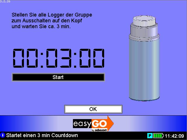 A mérés menete a Könnyített módban 6.2 Loggerek programozása A munkacsoport loggereit minden mérés előtt újra programozni kell!