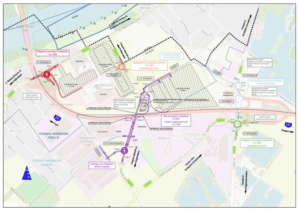 3. ábra - Tervezett autóút-csomópont 4.2.