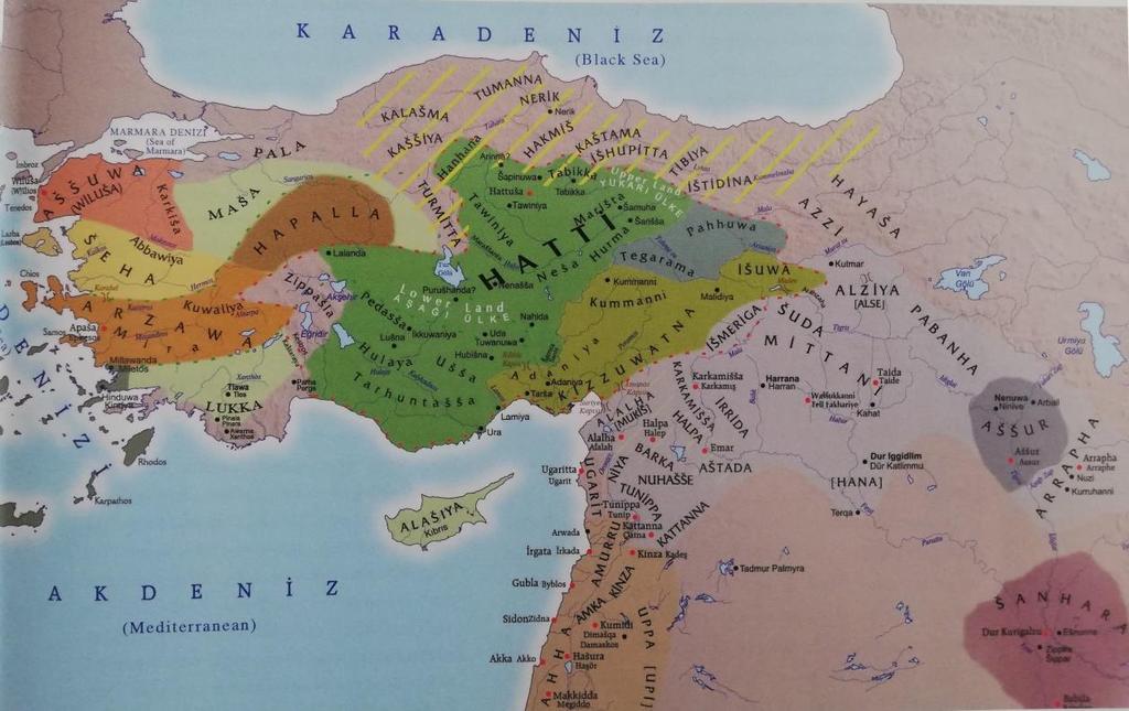 3. térkép: Anatólia, Szíria