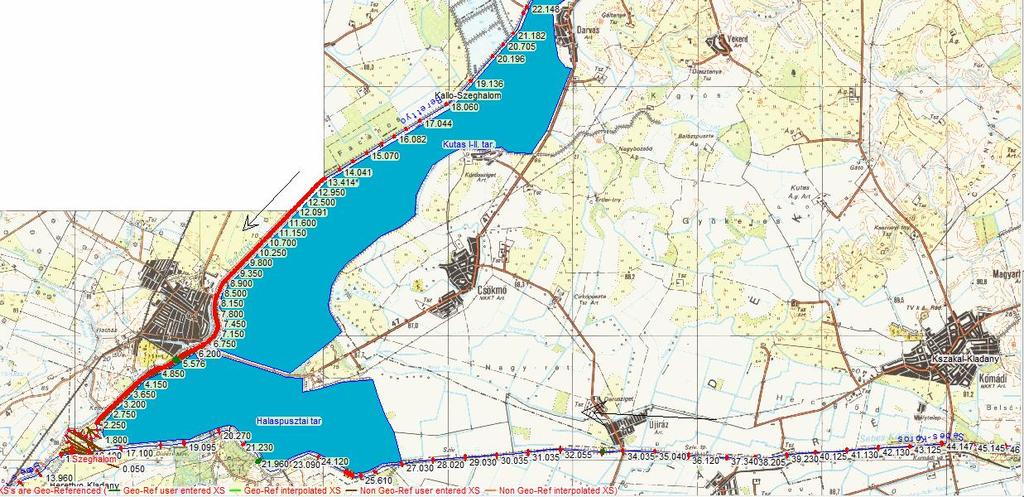 A BerettyóSebes-Körös delta szükségtározói Kutas.-I-II.tározó 2902 ha 36.55 Mm3 87.72 m Bf Szükségtározások: 1919. évi tavaszi árvíz, 1966. évi jeges árvíz töltéshalaspuszta.tározó 2175 ha 35.