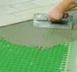 A nyitott hézagú padló lerakását legalább - mm széles fugákkal készítsük a burkolólap méretétől függően (UNI 9 szabvány, 7.0.. pont).