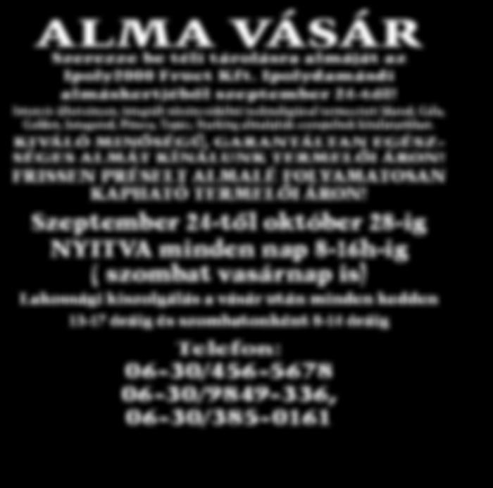 helyigényes gépünkkel 10 tuskótól 0 km-es távolságon belül kiszállási díj nélkül /8 630 4