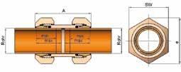 Szerelési útmutató Csavarzat vörösréz csőhöz 15 mm 54 mm (MAS) 15 mm 54 mm (MO) Ø Ø MAS/MO szerelési útmutató vörösréz csőhöz: DIN EN 1057, DVGW GW392 Méretek: Csatlakozó menet 1/2" 1/2" 3/4" 1" 1