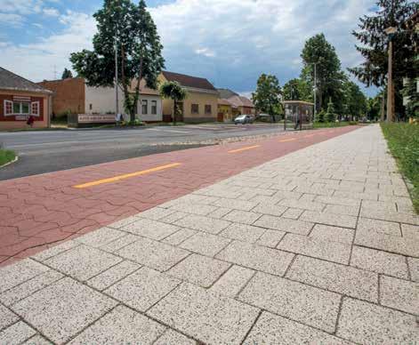 Corte térkövünk a klasszikus és modern megjelenés ötvözete.