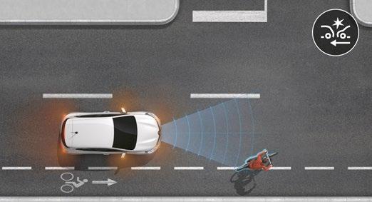 RENAULT EASY DRIVE Aktív vészfékező rendszer gyalogos és kerékpáros észleléssel Bátran megbízhat az Új CLIO-ban, hiszen autója folyamatosan figyeli a