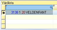 A művelet automatikusan a fázishoz kapcsolódó hozzárendelés (Költséghely vagy eszköz) oszlopába kerül.