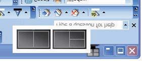 Bal kattintás menü A Desktop Partition (Asztal Partíció) ikonon bal kattintással gyorsan tud aktív ablakot küldeni bármely partícióra, anélkül, hogy át kellene húznia.