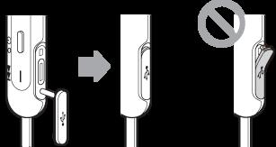 A headset fali aljzathoz történő csatlakoztatásához használja a mellékelt USB Type-C kábelt és egy kereskedelmi forgalomban kapható USB hálózati tápegységet. A headset jelzőfénye (piros) világít.