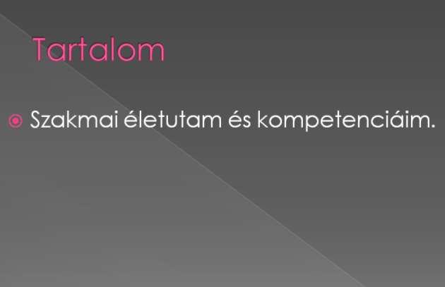 Néhány követendő és elrettentő példa Jó ötlet egy összefoglaló dián elmondani, miről lesz szó.