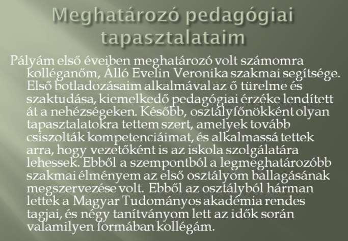 Néhány követendő és elrettentő példa A színválasztás is rossz, de a legnagyobb baj, hogy az egész dia tele van tömény szöveggel. Kb.